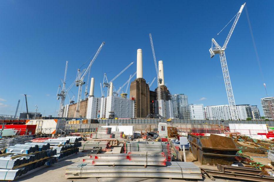 Construction in Battersea